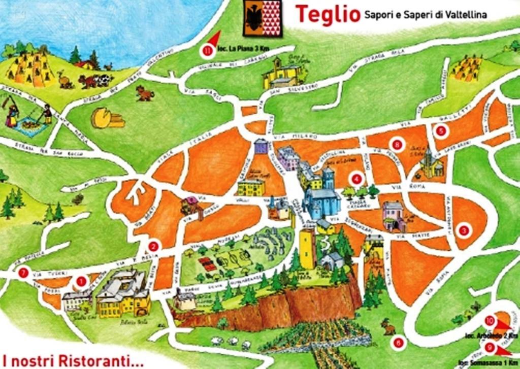 Casa Giuliana Lejlighed Teglio Værelse billede